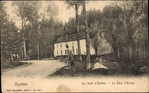 Ak Hastière Wallonie Namur, Route d’Anthée, Pont d’Arcole