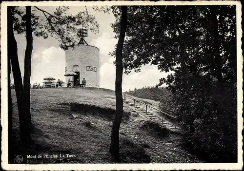 Ak Mont-de-l’Enclus Wallonien Hennegau, Turm