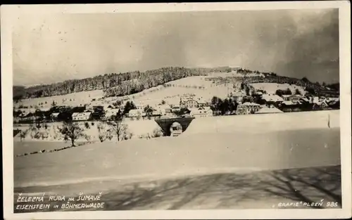 Ak Železná Ruda Markt Eisenstein Region Pilsen, Sumava, Gesamtansicht