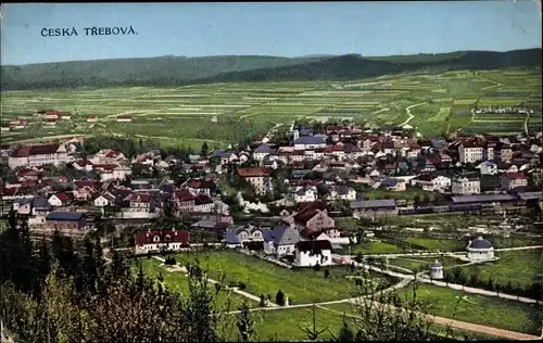 Ak Česká Třebová Böhmisch Trübau Region Pardubitz, Panorama