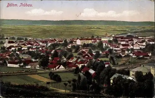Ak Česká Třebová Böhmisch Trübau Region Pardubitz, Panorama
