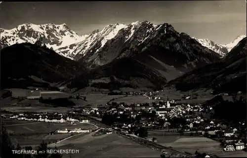 Ak Trofaiach Steiermark, Ort mit Umgebung, Reichenstein