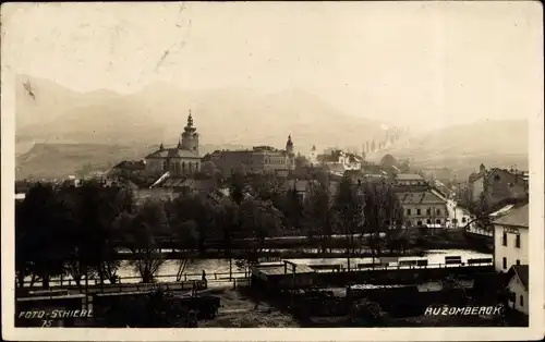 Ak Ružomberok Rózsahegy Rosenberg Slowakei, Panorama, Kirche