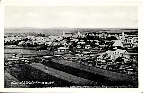 Ak Rimavská Sobota Großsteffelsdorf Rimaszombat Slowakei, Gesamtansicht