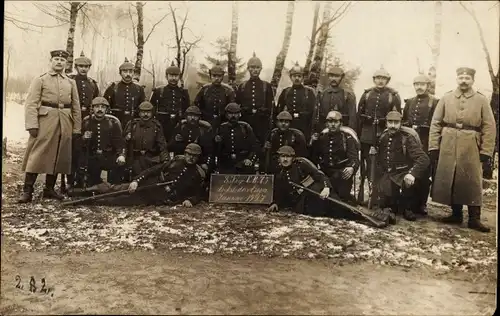 Foto Ak Lockstedt in Holstein, Lockstedter Lager, Gruppenportrait, Pickelhauben