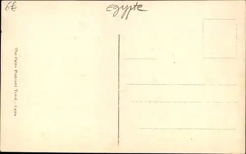 Ak Ägypten, Chasse des Pous, Entlausung