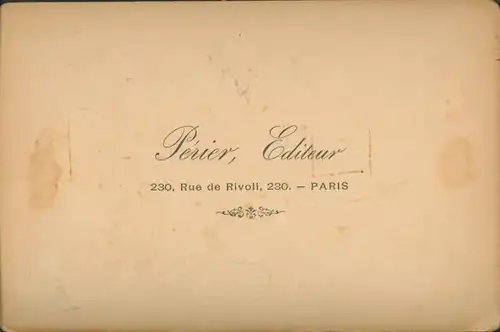 Kabinettfoto Paris IX., Avenue de l'Opera