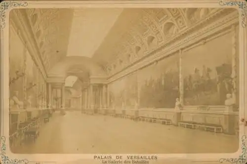 Kabinettfoto Versailles Yvelines, Schloss Versailles, die Galerie der Schlachten