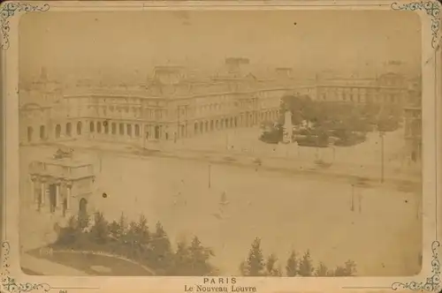 Kabinettfoto Paris I., Der neue Louvre