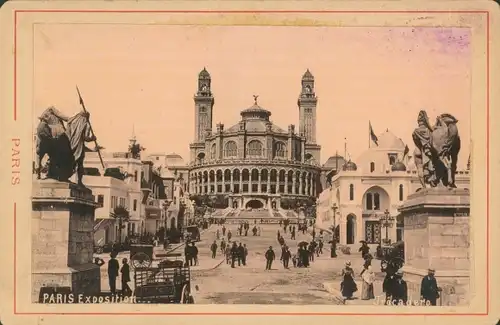 Kabinettfoto Paris XVI., Ausstellung, Palais du Trocadero