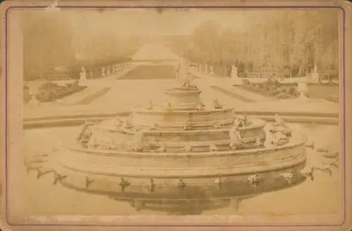 Kabinettfoto Versailles Yvelines, Park, Schloss Versailles