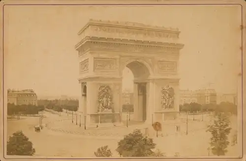 Kabinettfoto Paris VIII., Arc de Triomphe