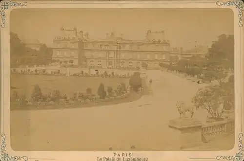 Kabinettfoto Paris VI., Der Luxemburger Palast