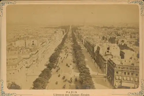 Kabinettfoto Paris VIII., Avenue des Champs-Elysee