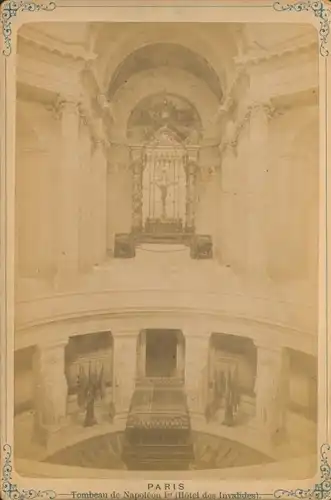 Kabinettfoto Paris VII., Tombeau de Napoleon Ier, Hotel des Invalides