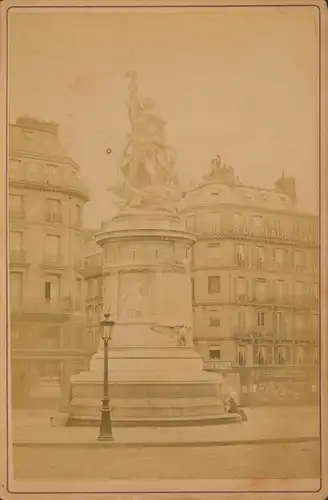 Kabinettfoto Paris, Place Clichy