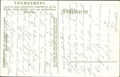 Ak Kadyny Cadinen Ostpreußen, Kaiser Wilhelm II, Reklame, Thomasmehl
