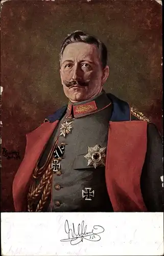 Künstler Ak Swierzy, R., Kaiser Wilhelm II. von Preußen, Portrait