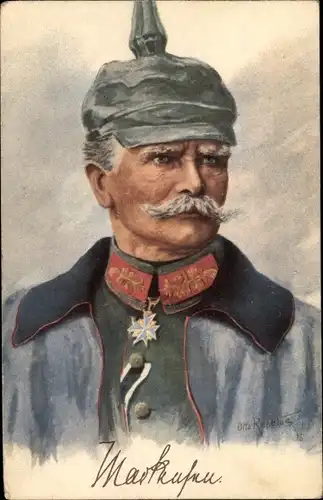 Künstler Ak Renatus, Otto, Generalfeldmarschall August von Mackensen, Portrait