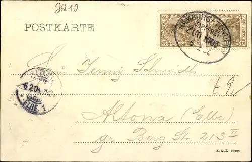 Ak Itzehoe in Holstein, Breitenburger Fähre