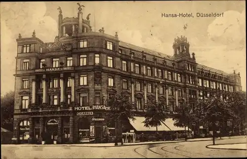 Ak Düsseldorf am Rhein, Hansa-Hotel