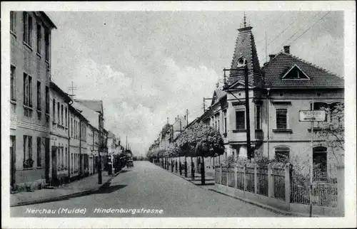 Ak Nerchau Grimma in Sachsen, Hindenburgstraße