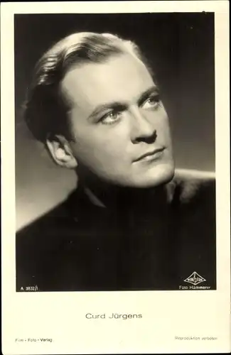 Ak Schauspieler Curd Jürgens, Portrait