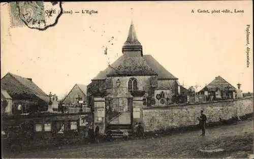 Ak Laon-Aisne, Die Kirche