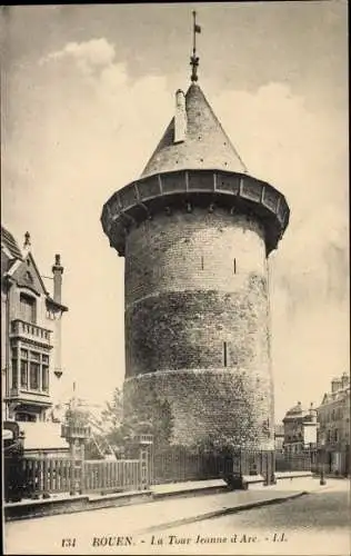 Ak Rouen Seine Maritime, La Tour Jeanne d'Arc