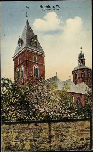 Ak Hameln an der Weser Niedersachsen, Münsterkirche