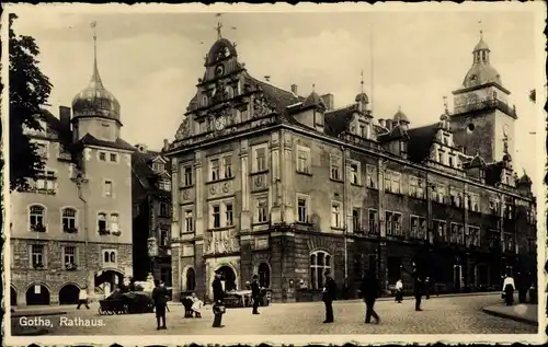 Ak Gotha in Thüringen, Rathaus