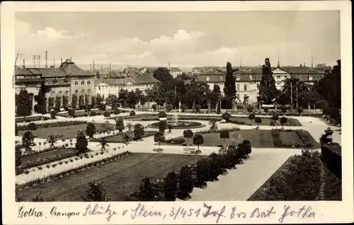 Ak Gotha Thüringen, Orangerie, Parkanlage