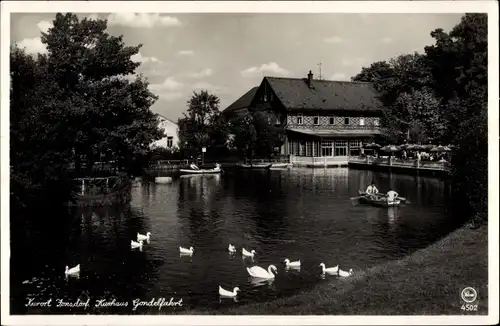 Ak Jonsdorf in Sachsen, Hotel Kurhaus Gondelfahrt