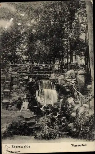 Ak Eberswalde im Kreis Barnim, Wasserfall