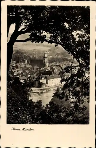 Ak Hann. Münden in Niedersachsen, Ortsansicht, Kirche