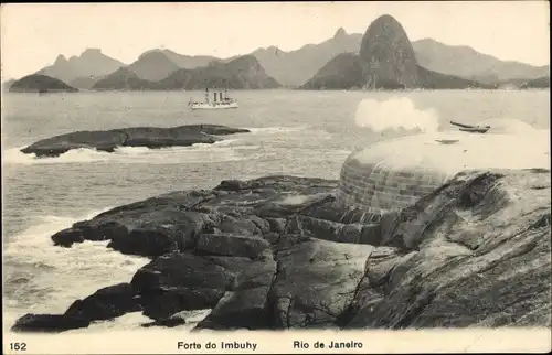 Ak Rio de Janeiro Brasilien, Forte do Imbuhy