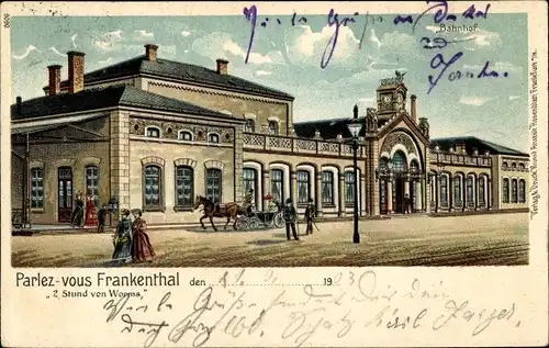 Litho Frankenthal in der Pfalz, Bahnhof