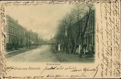 Ak Gütersloh in Westfalen, Wilhelmstraße