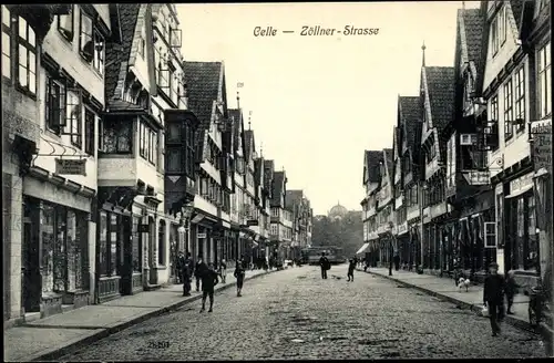 Ak Celle in Niedersachsen, Zöllner Straße, Kleidermacher W. Dittmer, Geschäft Julius Breithaupt