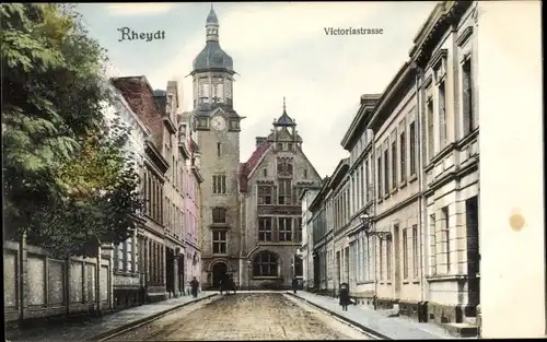 Ak Rheydt Mönchengladbach am Niederrhein, Victoriastraße