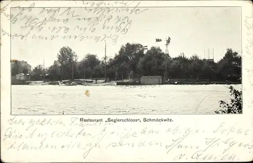 Ak Berlin Köpenick Schmöckwitz, Restaurant Seglerschloss