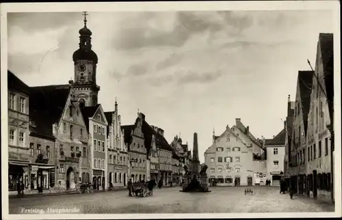 Ak Freising in Oberbayern, Hauptstraße