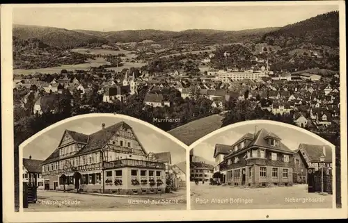 Ak Murrhardt in Württemberg, Gasthof zur Sonne, Totalansicht