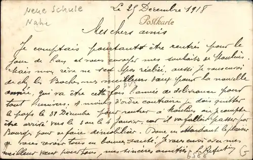 Ak Birkenfeld an der Nahe, Neue Schule