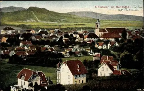 Ak Oberkirch im Renchtal Baden, Totale