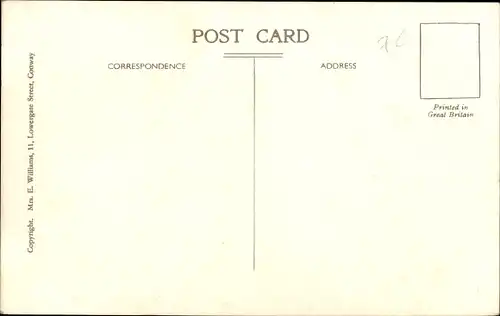 Ak Conway Conwy Wales, smallest house in Great Britain, Conway Quay