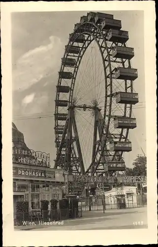 Ak Wien 2 Leopoldstadt, Riesenrad