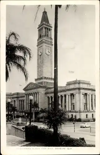 Ak Brisbane Australien, City Hall