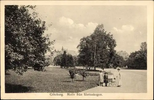 Ak Göteborg Schweden, Slottsskogen