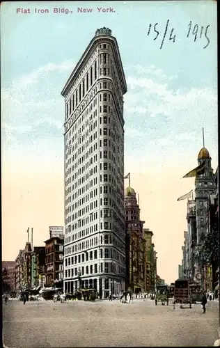 AK New York City USA, Flat Iron Building